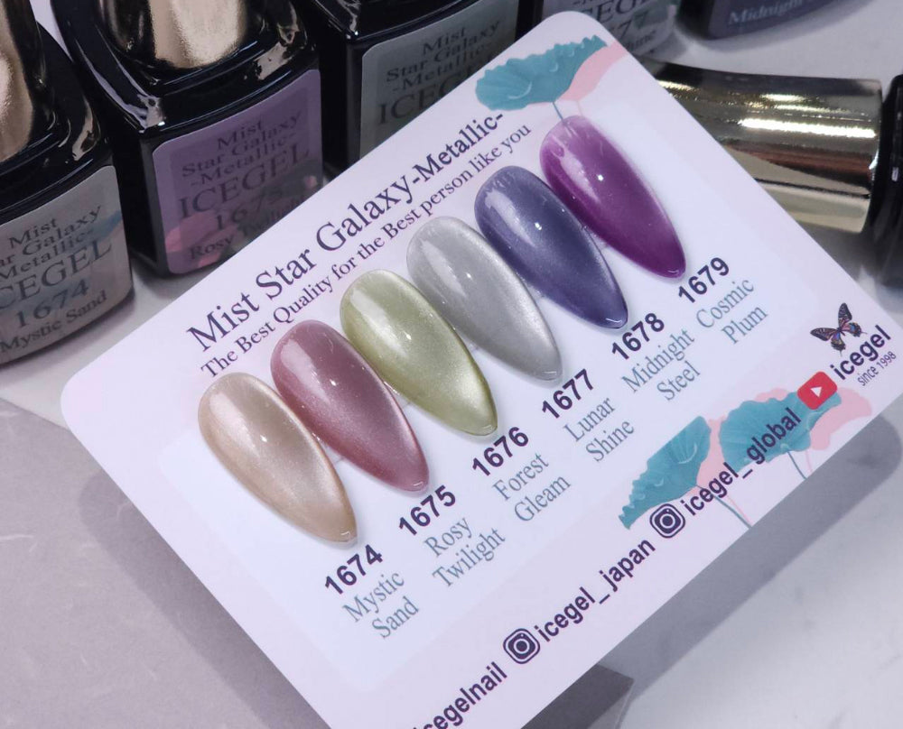 Mist Star Galaxy Metallic Collection | ICEGEL