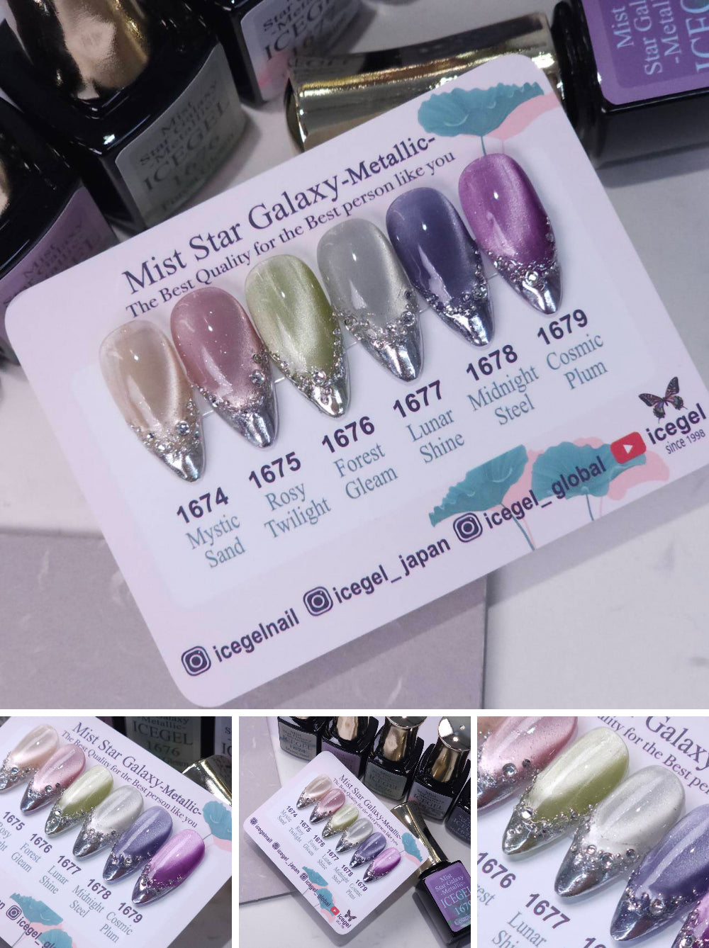 Mist Star Galaxy Metallic Collection | ICEGEL