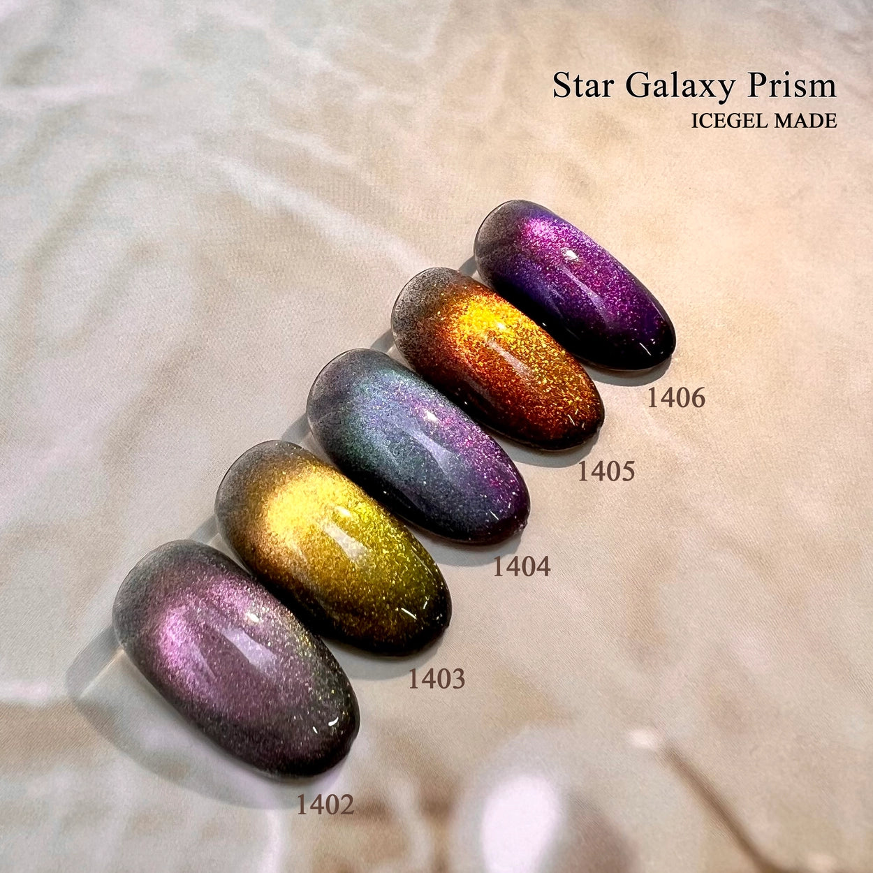 Star Galaxy Prism Series Magnetic Gel | ICEGEL