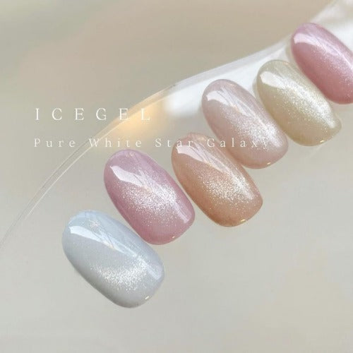 Pure White Star Galaxy Magnetic Gel | ICEGEL