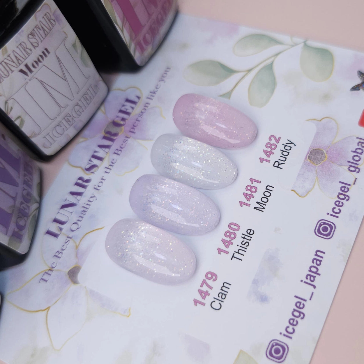 Lunar Star Series Glitter Gel | ICEGEL