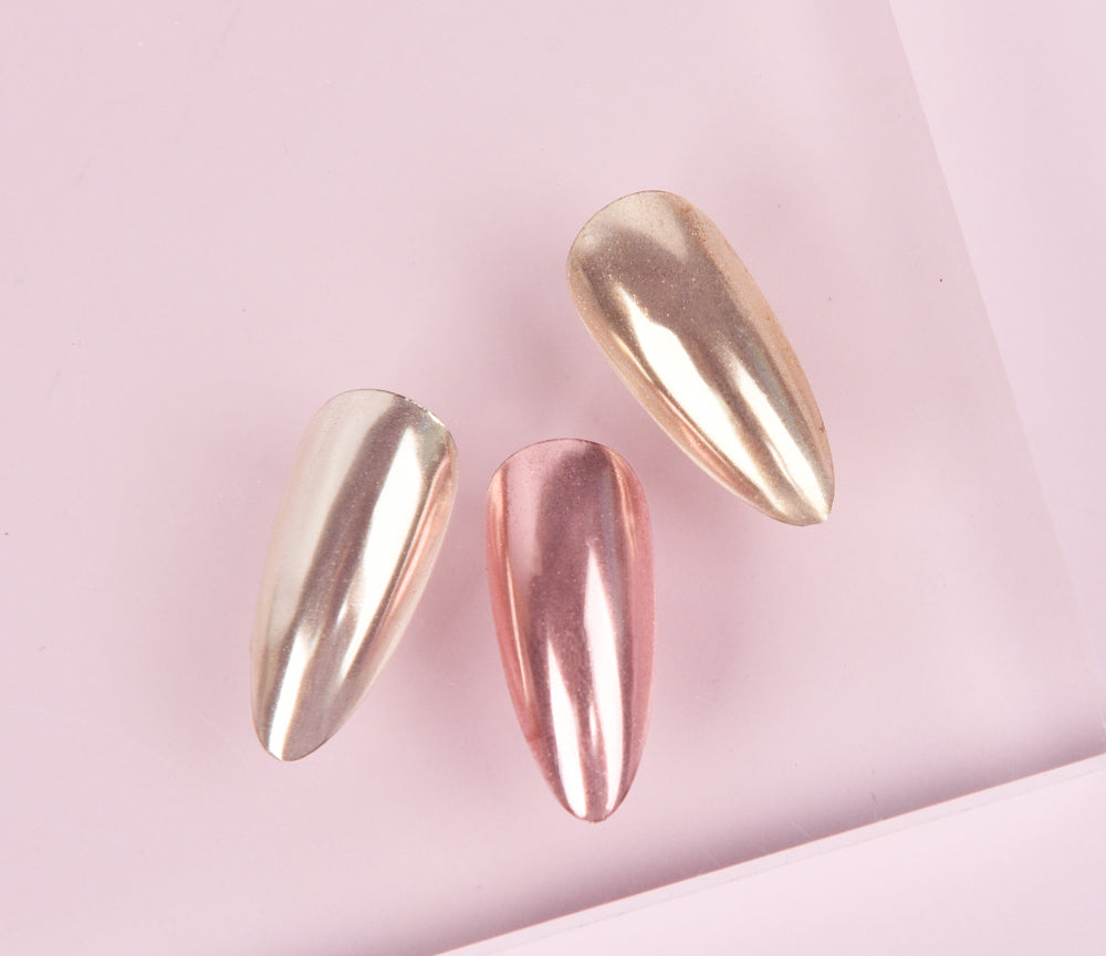 Velvet Chrome Powder – Champagne Collection | ICEGEL