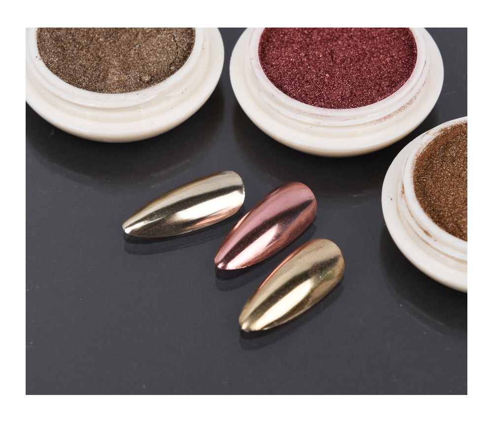 Velvet Chrome Powder – Champagne Collection | ICEGEL