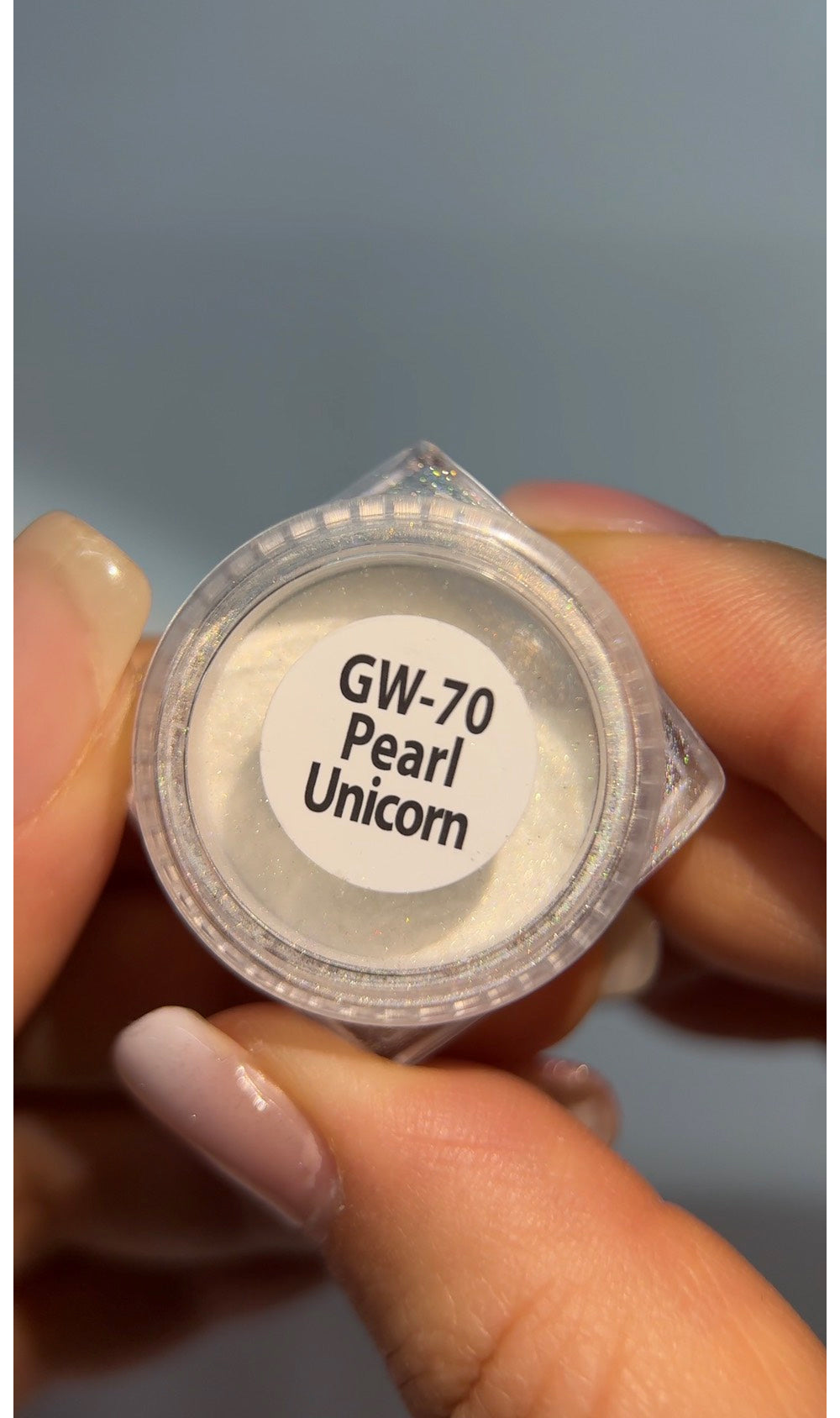 Pearl Unicorn Glow Powder – Chrome | ICEGEL