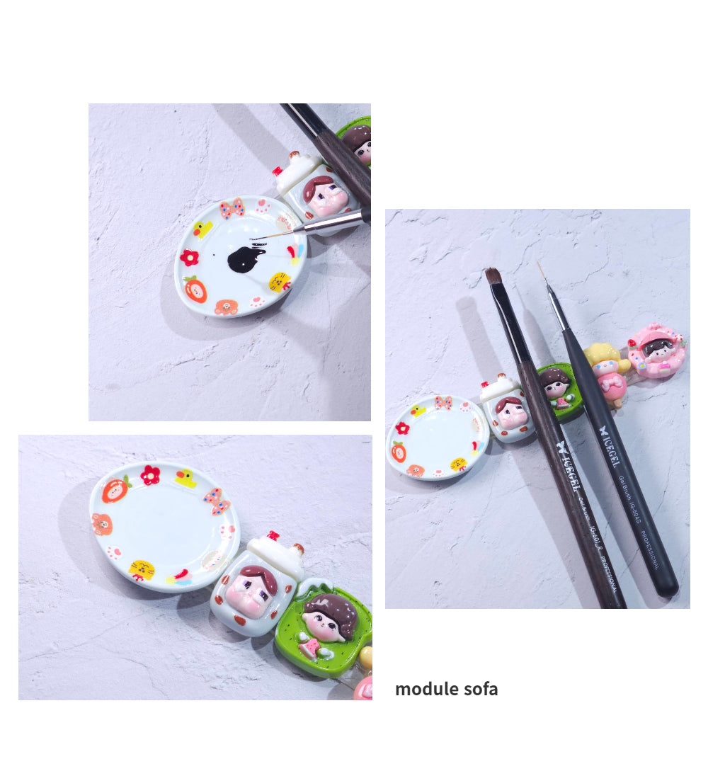 Brush Palette Holder - Tteokbokki Plate ICEGEL