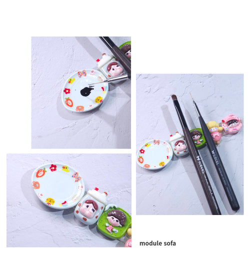 Brush Palette Holder - Tteokbokki Plate ICEGEL
