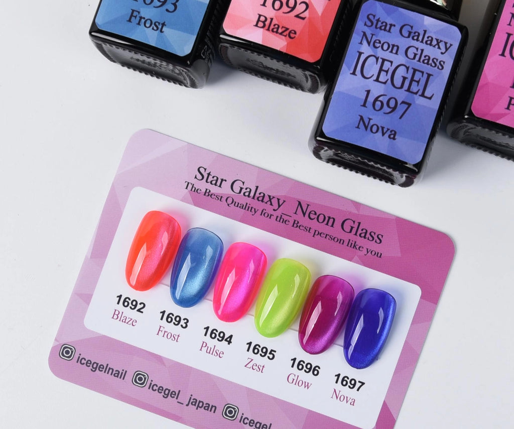 Star Galaxy Neon Glass – Translucent Neon Shimmer Gel | ICEGEL