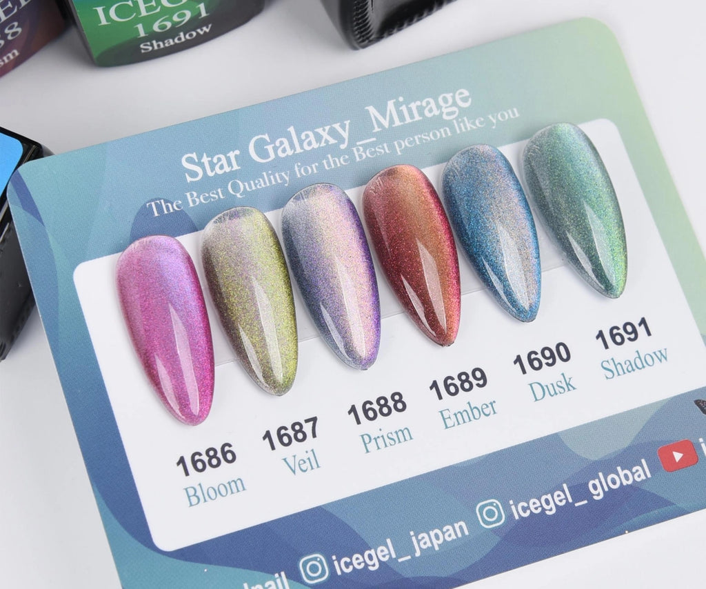 Star Galaxy Mirage Magnetic Gel | ICEGEL