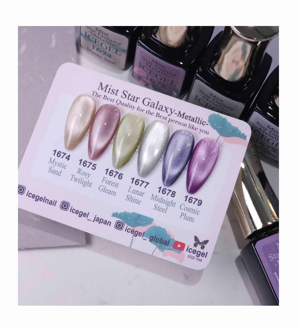 Mist Star Galaxy Metallic Collection | ICEGEL