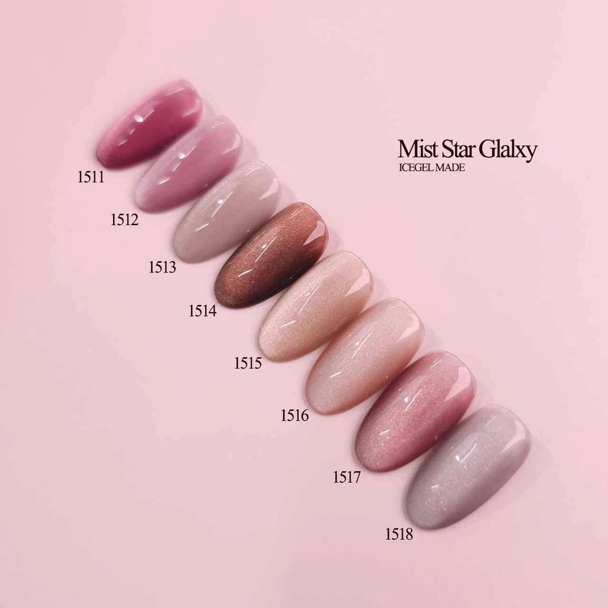 Mist Star Galaxy Series Magnetic Gel | ICEGEL