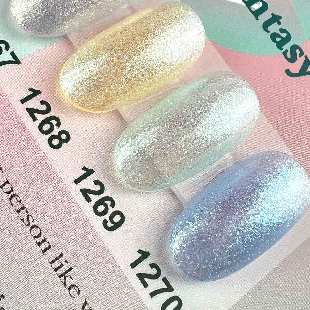 Classic Fantasy Glitter Gel nail inspiration