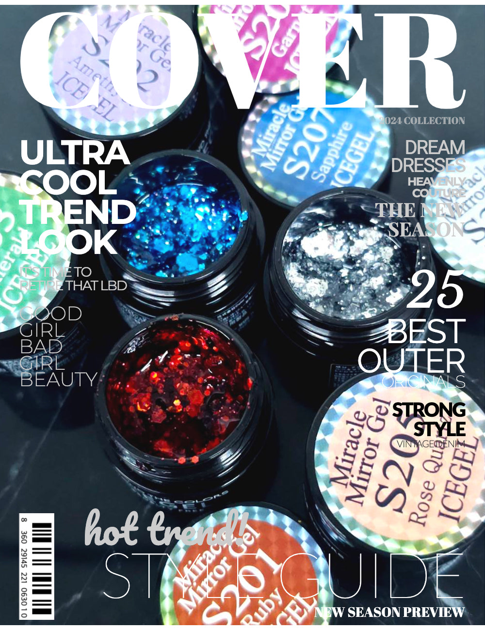 Miracle Mirror Glitter Gel | ICEGEL