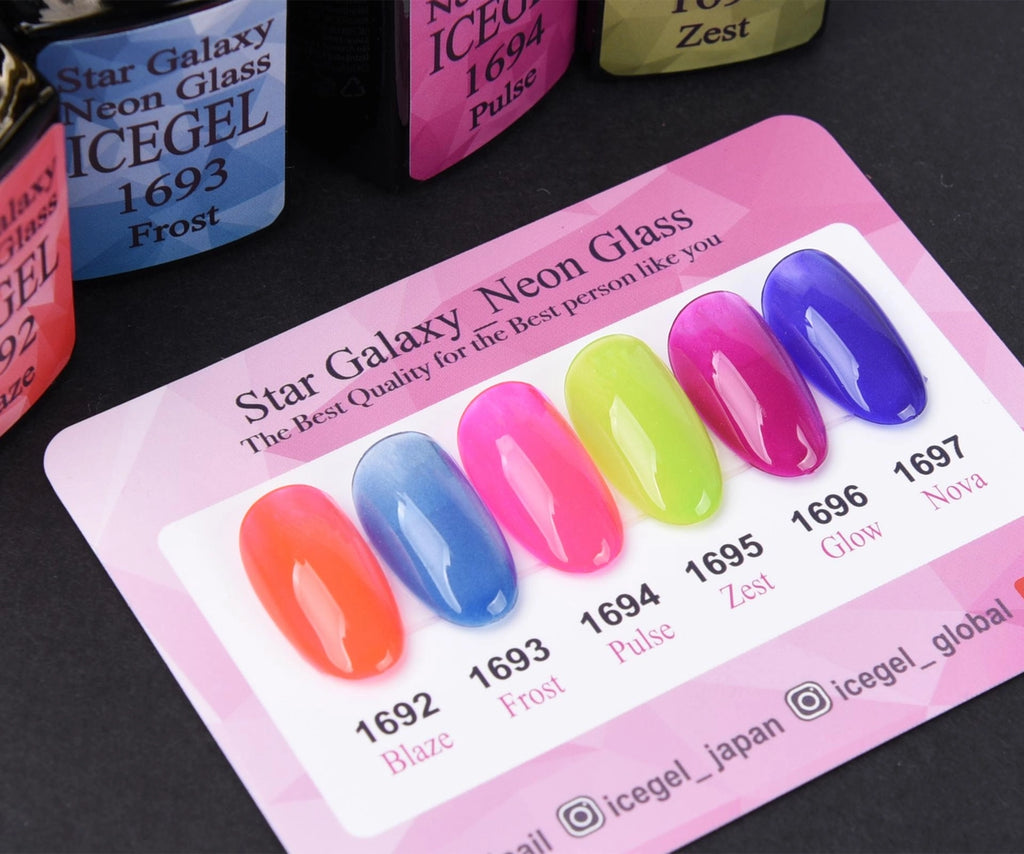 Star Galaxy Neon Glass – Translucent Neon Shimmer Gel | ICEGEL