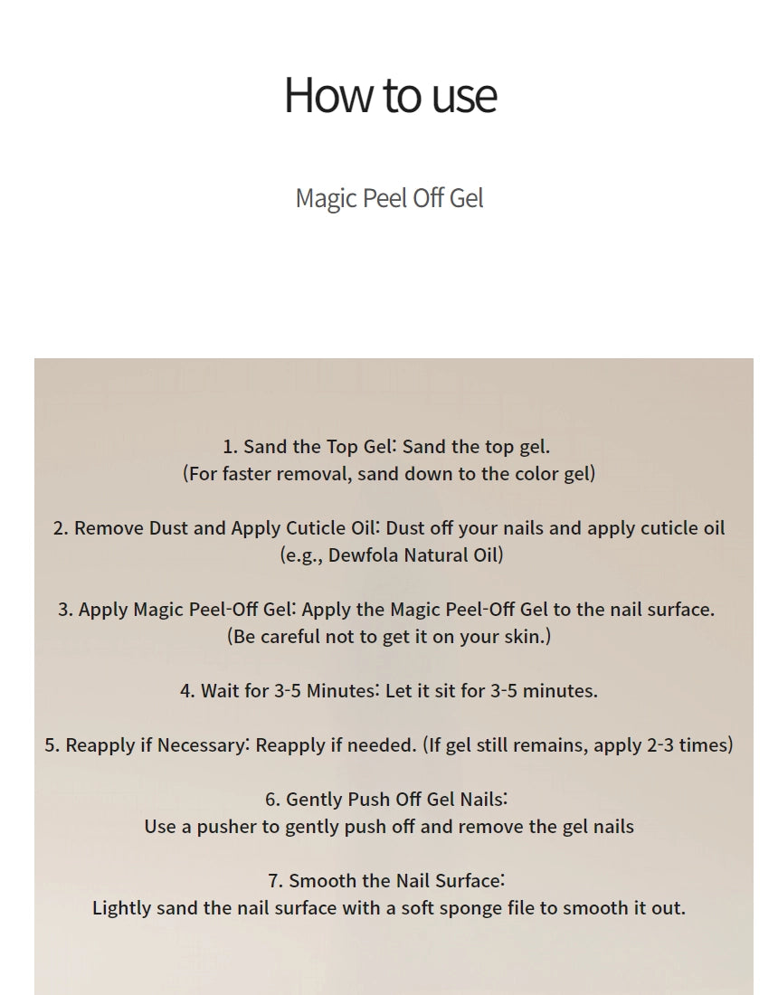 ICEGEL Magic Peel Off Remover