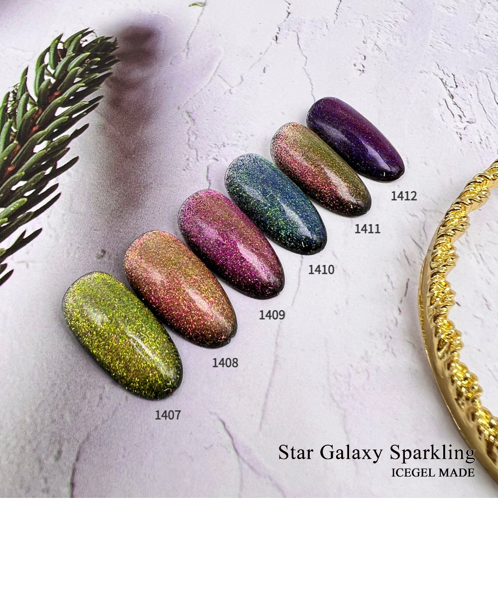 Star Galaxy Sparkling – Magnetic Cat Eye Gel | ICEGEL