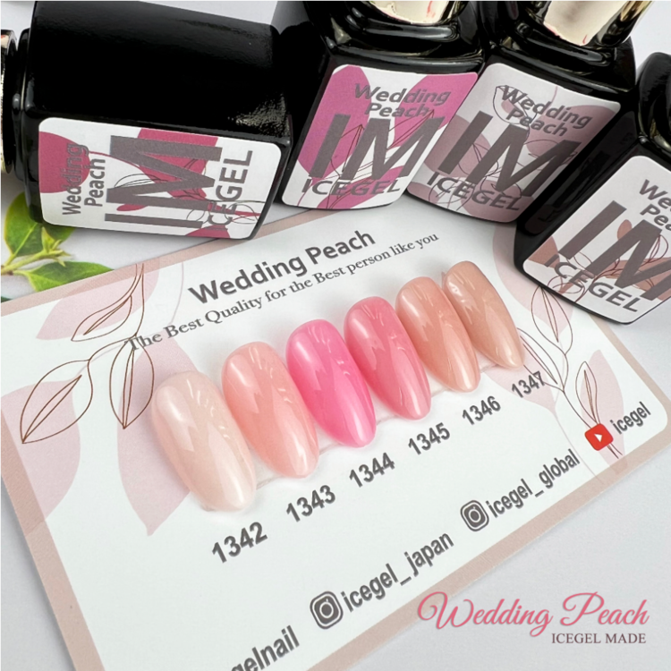 Wedding Peach Set ICEGEL