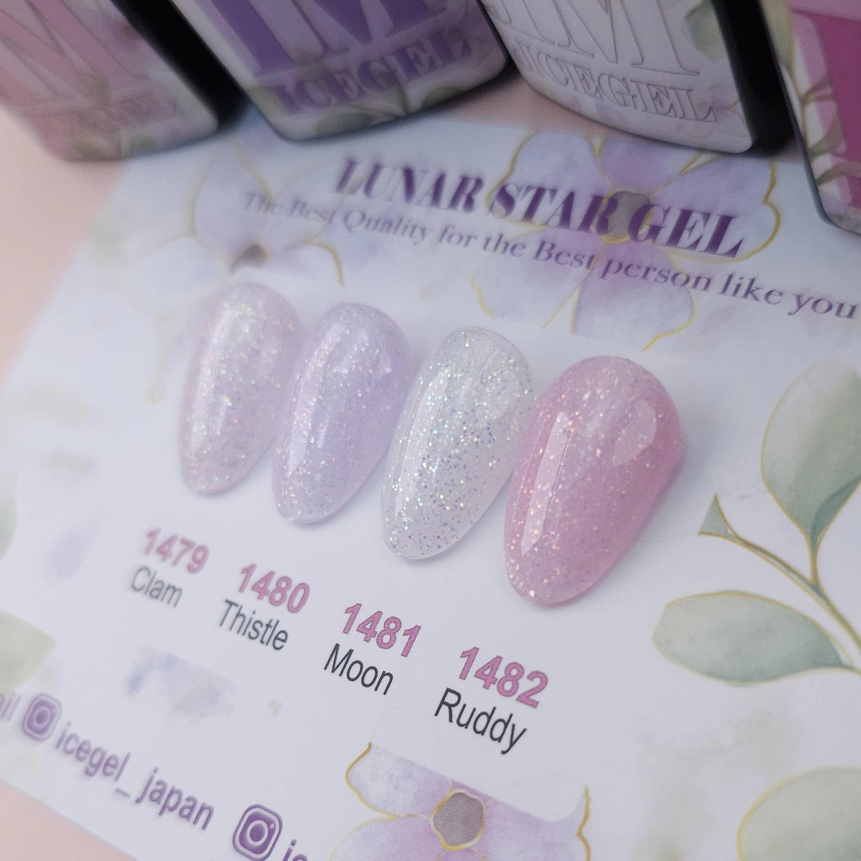 Lunar Star Series Glitter Gel | ICEGEL