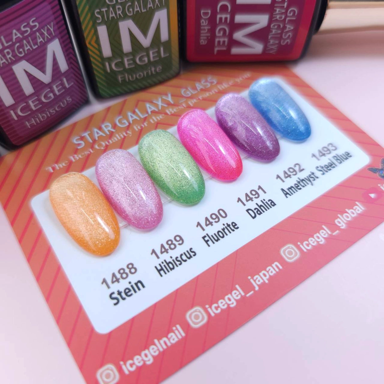 Glass Star Galaxy Magnetic Gel | ICEGEL