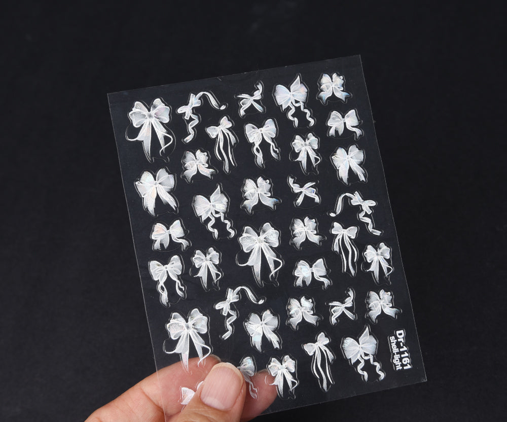 ICEGEL Chiffon Glow Ribbon Nail Sticker K-361 detail 9