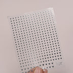 ICEGEL Petite Silver Star Nail Sticker K-408 detail 1