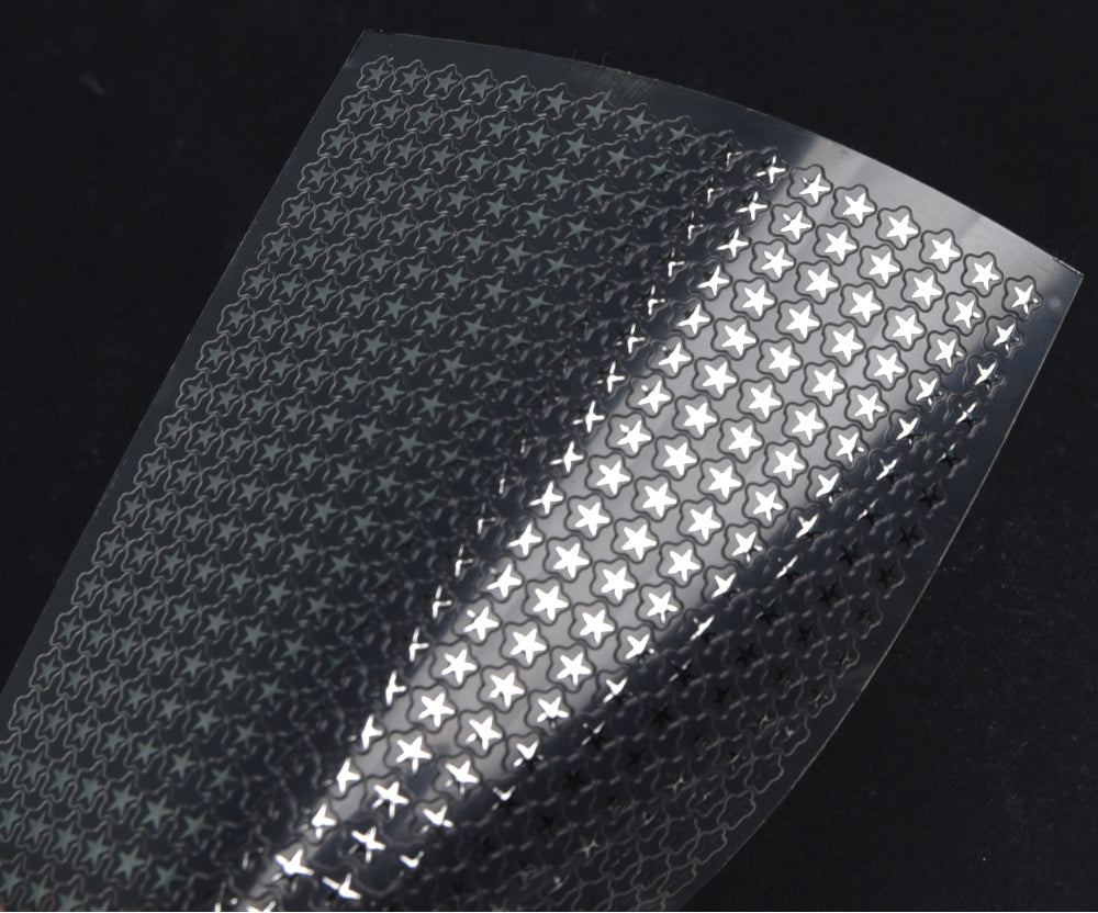 ICEGEL Petite Silver Star Nail Sticker K-408 detail 2