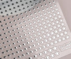 ICEGEL Petite Silver Star Nail Sticker K-408 detail 3