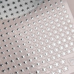 ICEGEL Petite Silver Star Nail Sticker K-408