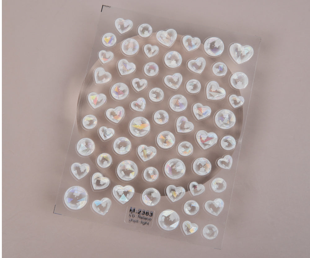 ICEGEL Aurora Bubble Nail Sticker K-428 detail 4