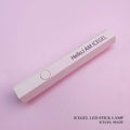 ICEGEL rechargeable mini UV LED stick lamp with button near the light