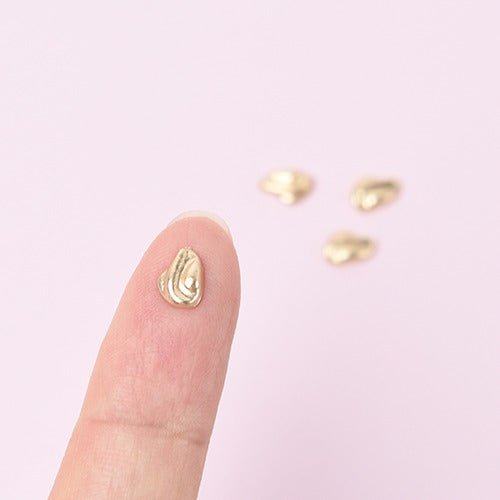 ICEGEL Gold Matte Chunk Nail Charm NC-130