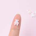 ICEGEL White Pearl Bear Nail Charm NC-151