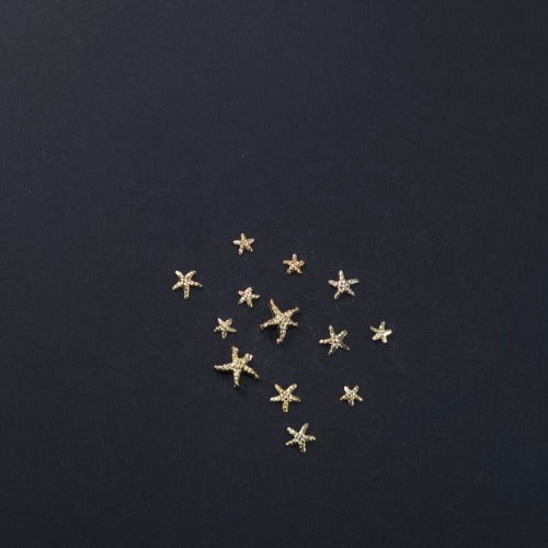 ICEGEL Gold Starfish Nail Charm NC-241