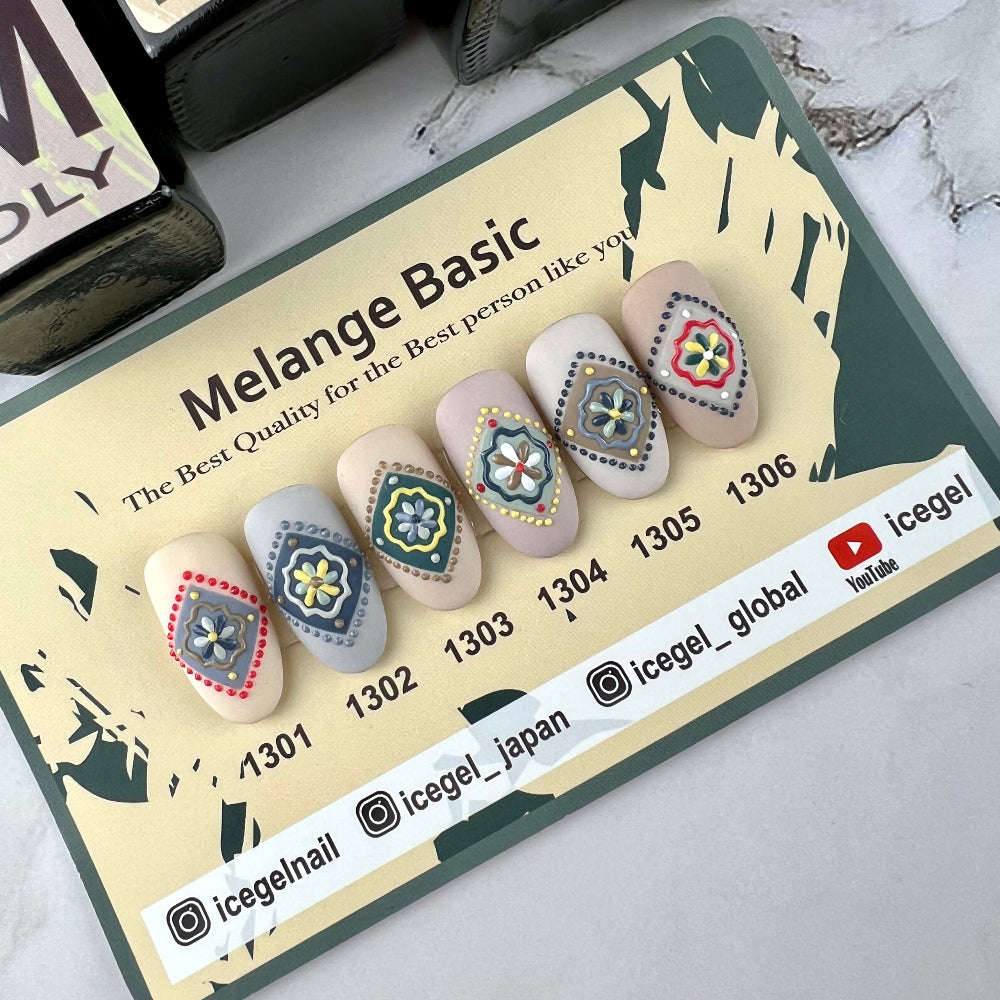Melange Basic nail inspiration