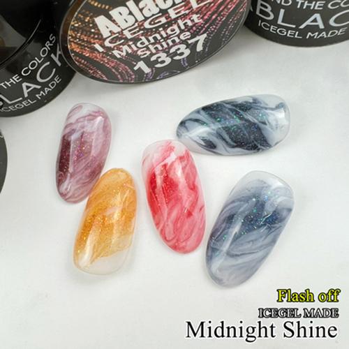 ICEGEL Midnight Shine Gel reflecterende swatches